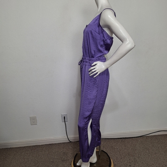 Adore Me NEW Chalk Violet Bethany Coquette Top & Pants Pajamas 2 Piece Set Sz. L - Picture 6 of 16